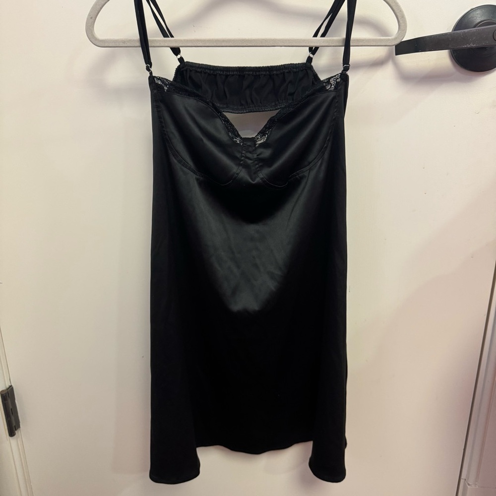 Elegant Black Slip Dress